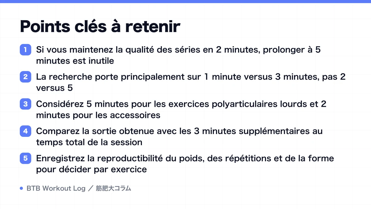 Diagram: Points clés à retenir