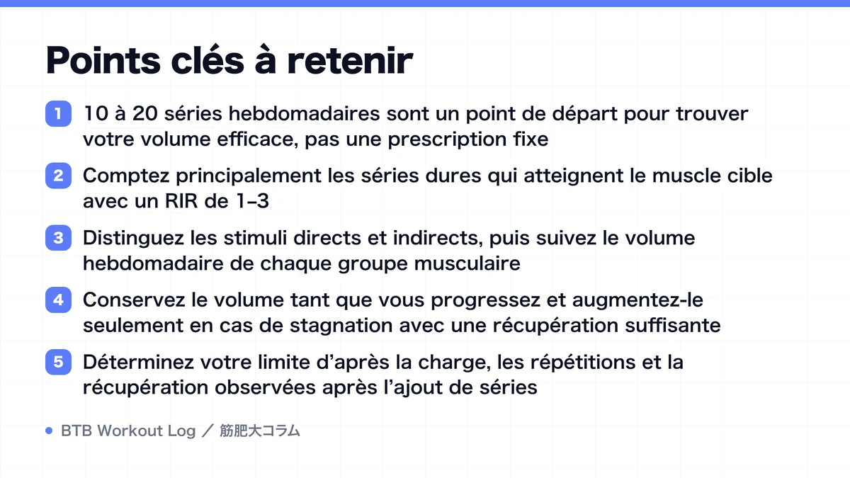 Diagram: Points clés à retenir