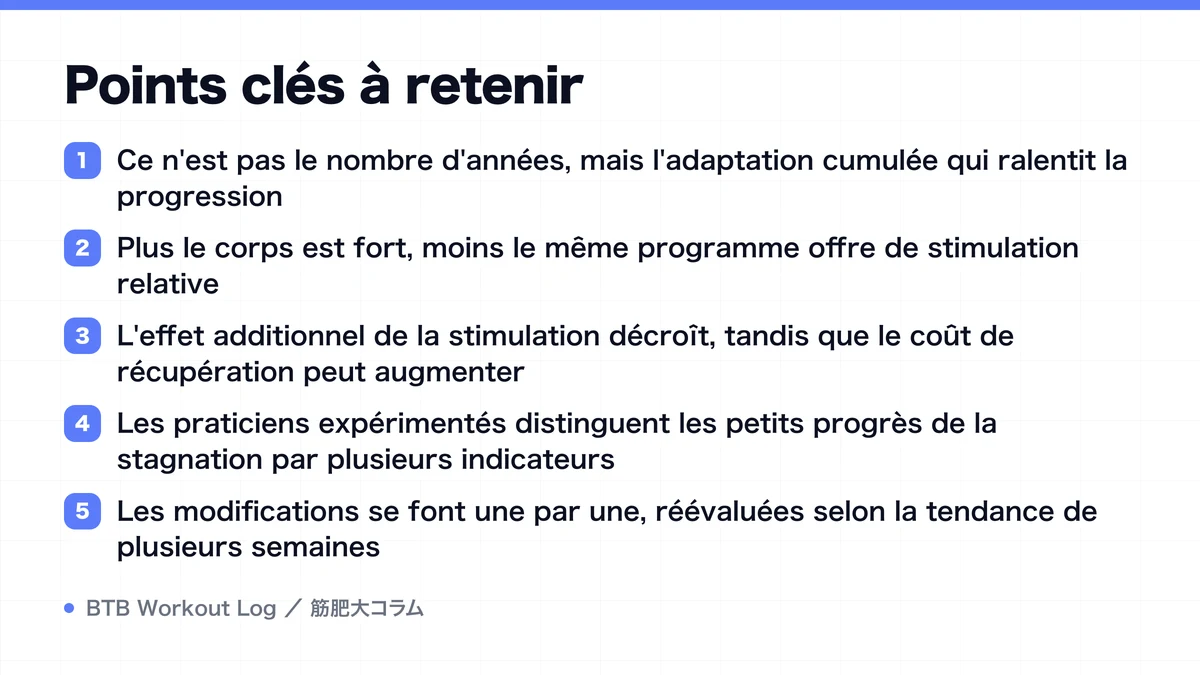 Diagram: Points clés à retenir