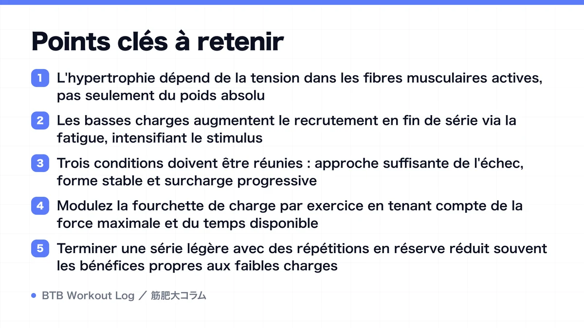 Diagram: Points clés à retenir