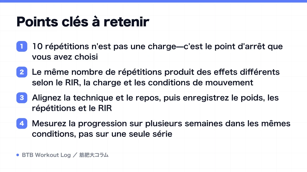 Diagram: Points clés à retenir