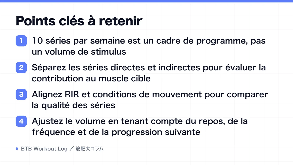 Diagram: Points clés à retenir
