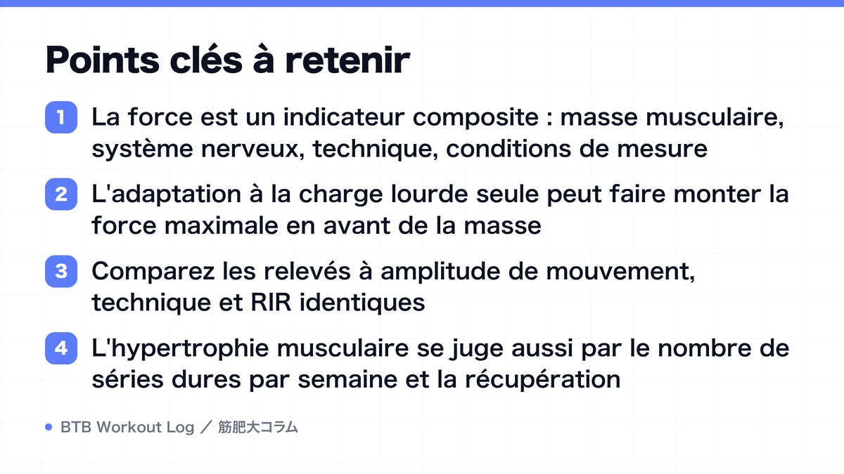 Diagram: Points clés à retenir