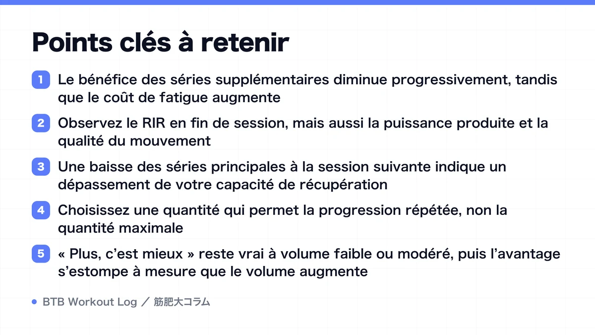 Diagram: Points clés à retenir