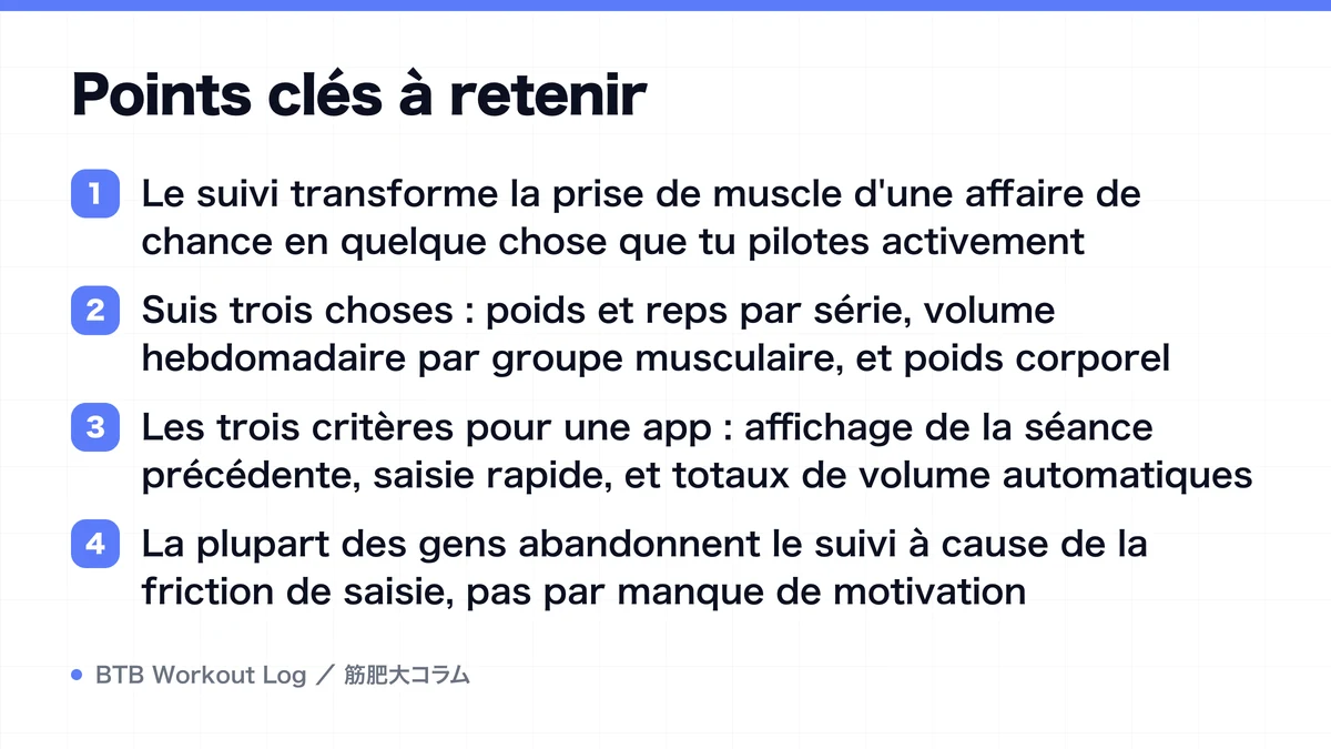 Diagram: Points clés à retenir