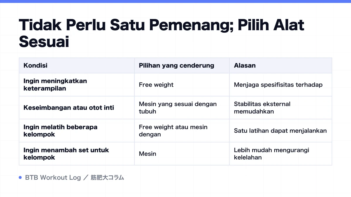 Diagram: Tidak Perlu Satu Pemenang; Pilih Alat Sesuai