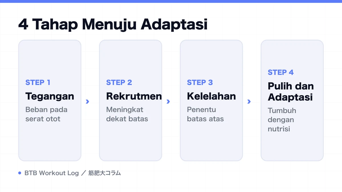 Diagram: 4 Tahap Menuju Adaptasi