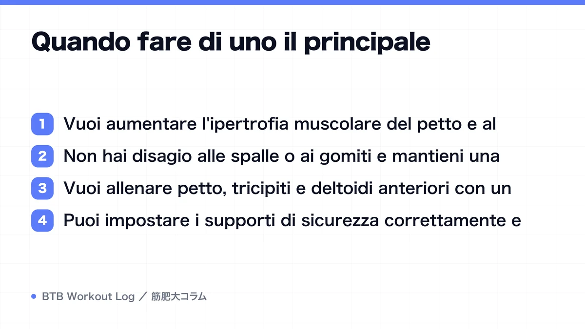 Diagram: Quando fare di uno il principale
