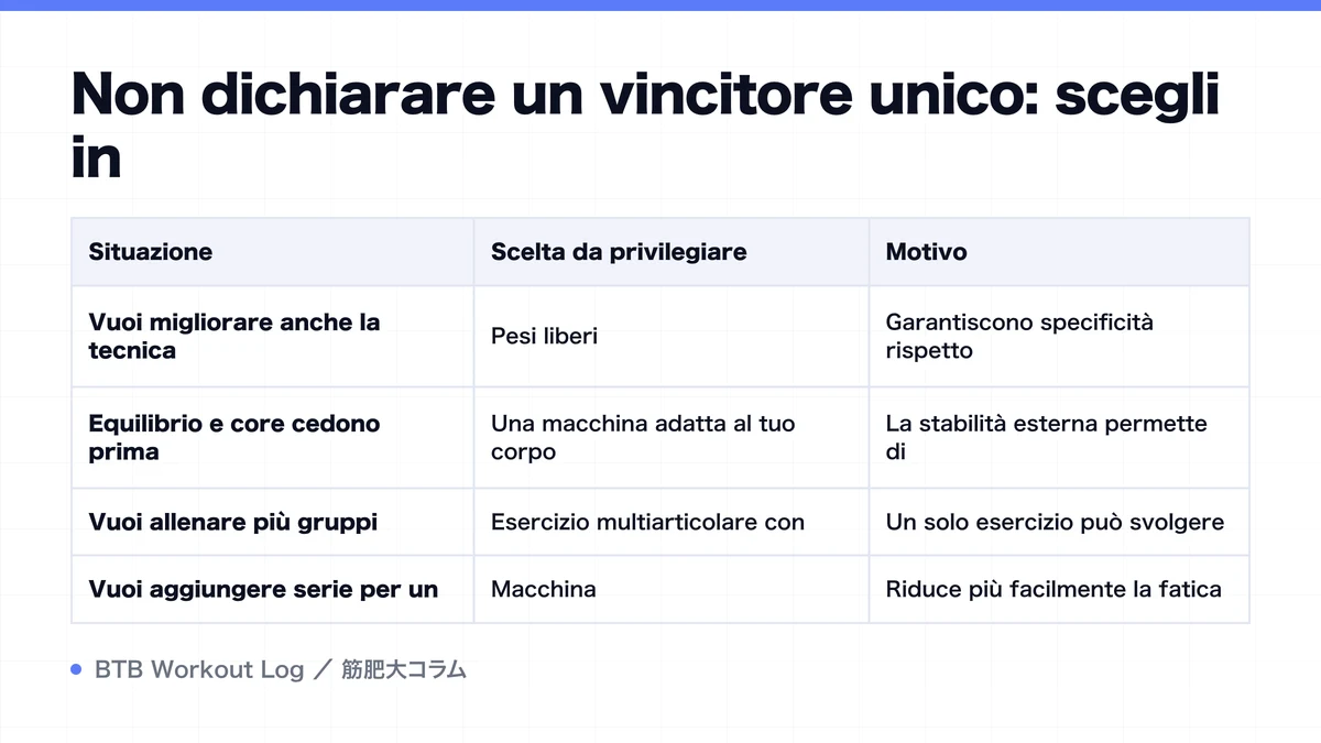 Diagram: Non dichiarare un vincitore unico: scegli in