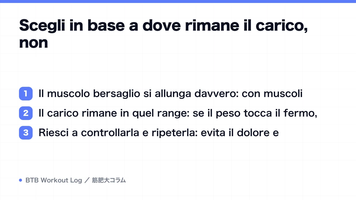 Diagram: Scegli in base a dove rimane il carico, non