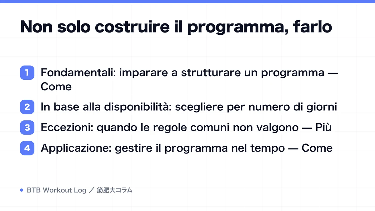 Diagram: Non solo costruire il programma, farlo