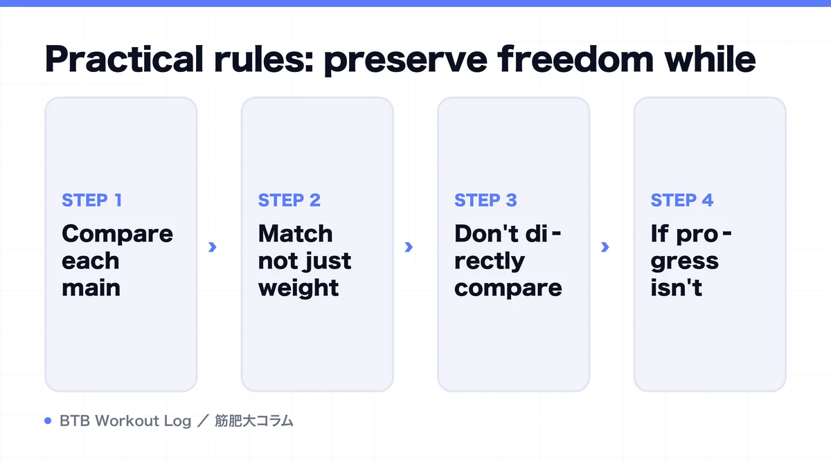 Diagram: Practical rules: preserve freedom while