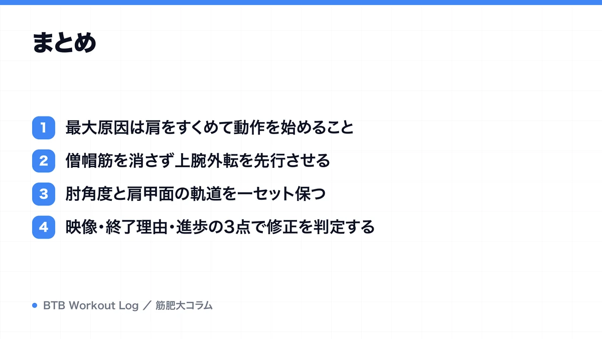 まとめを示す図解
