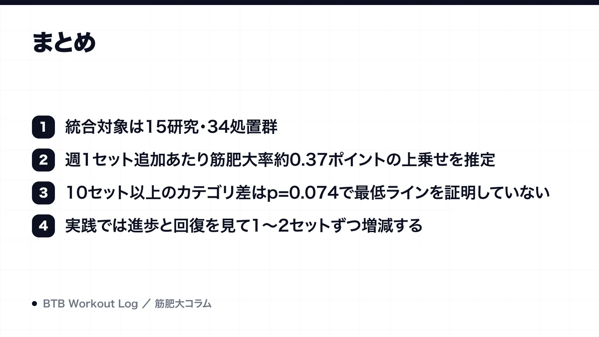 まとめを示す図解