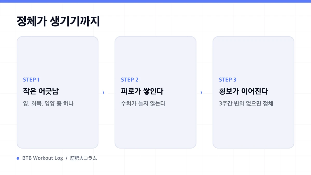 Diagram: 정체가 생기기까지