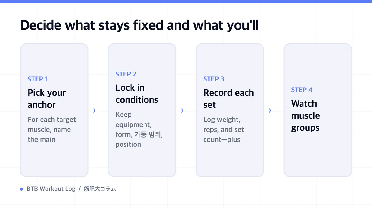 Diagram: Decide what stays fixed and what you'll