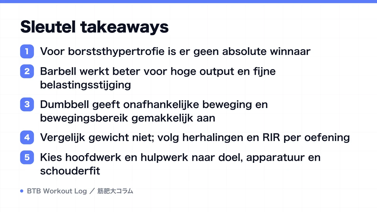 Diagram: Sleutel takeaways