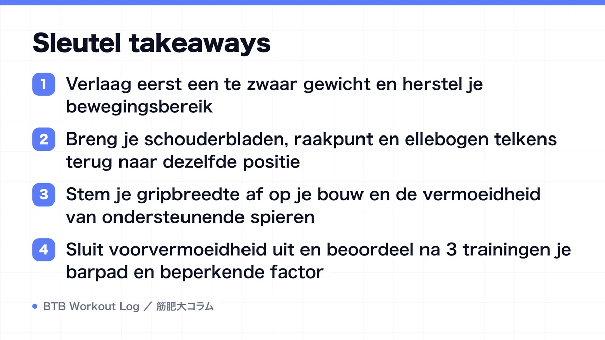 Diagram: Sleutel takeaways