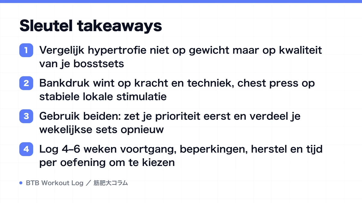 Diagram: Sleutel takeaways