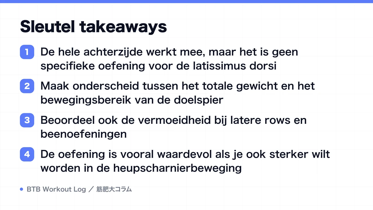 Diagram: Sleutel takeaways