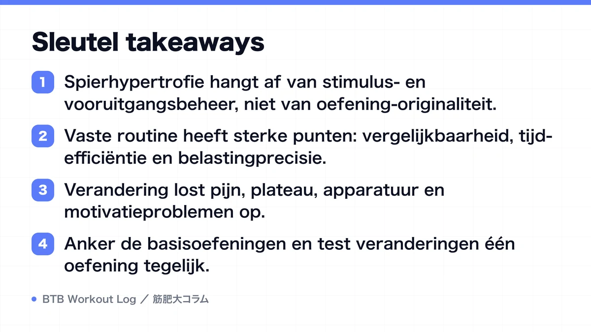 Diagram: Sleutel takeaways