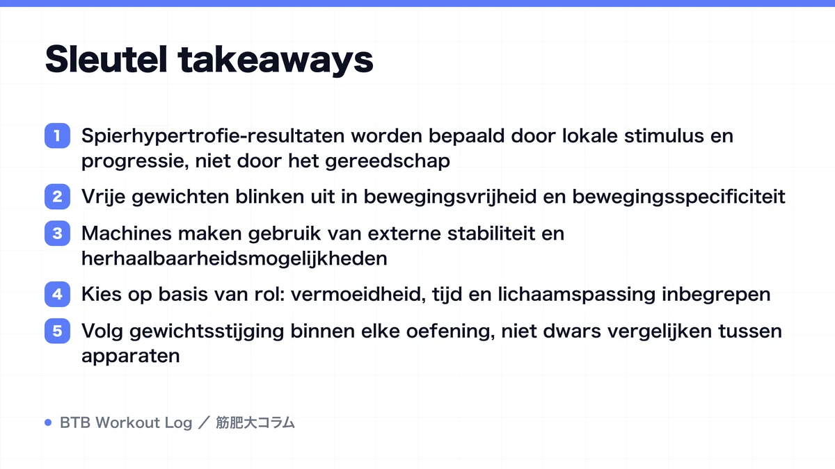 Diagram: Sleutel takeaways