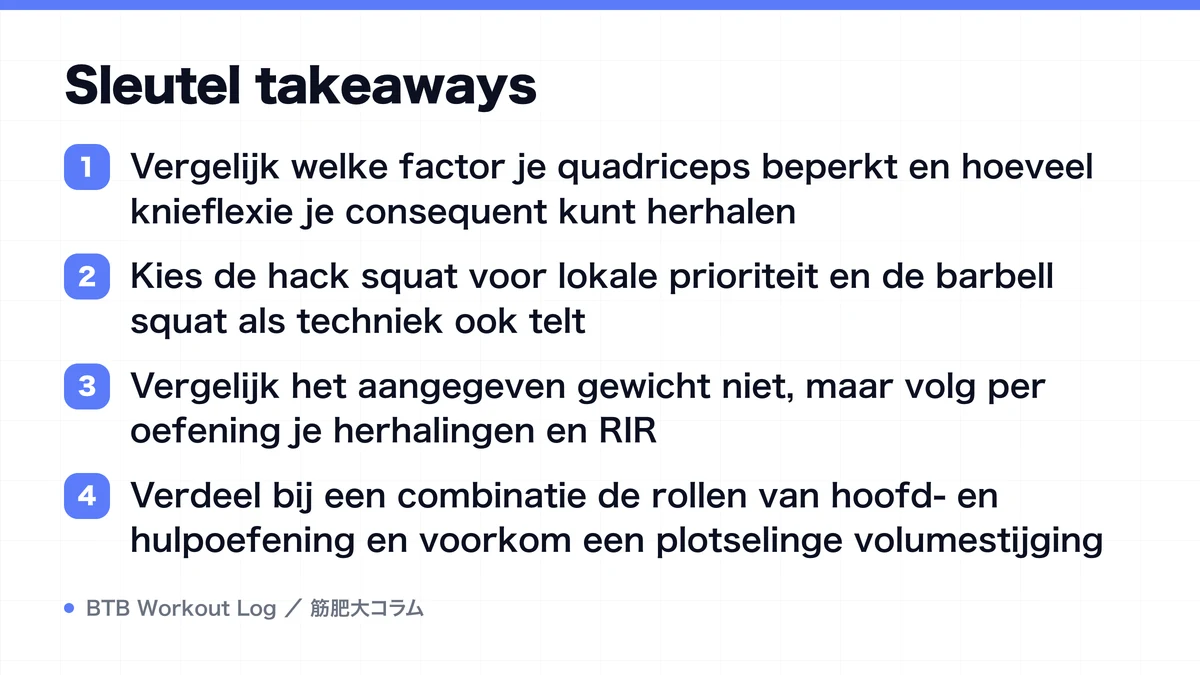 Diagram: Sleutel takeaways