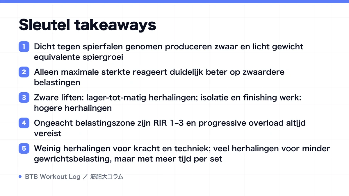 Diagram: Sleutel takeaways