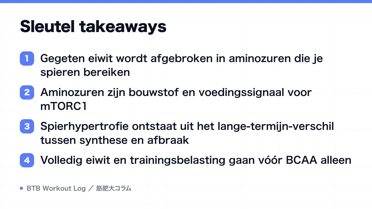 Diagram: Sleutel takeaways
