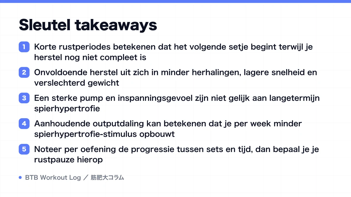Diagram: Sleutel takeaways