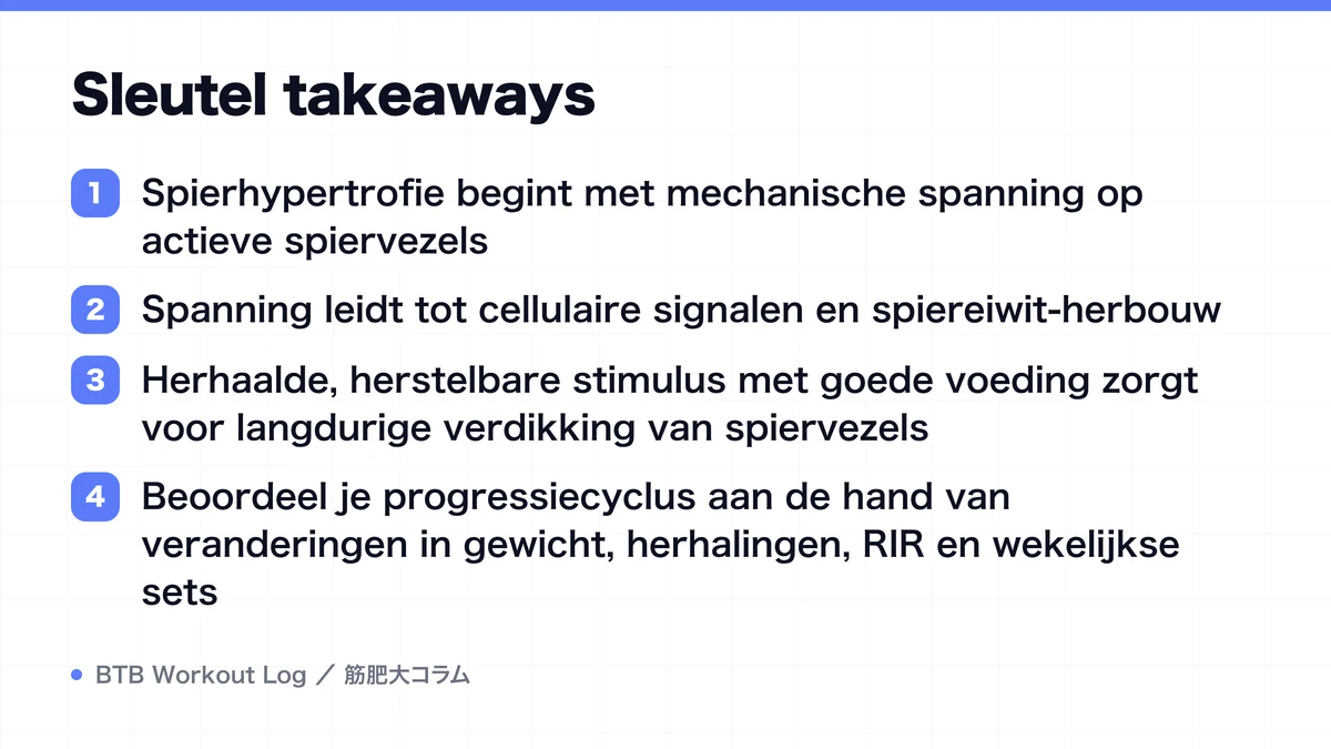 Diagram: Sleutel takeaways