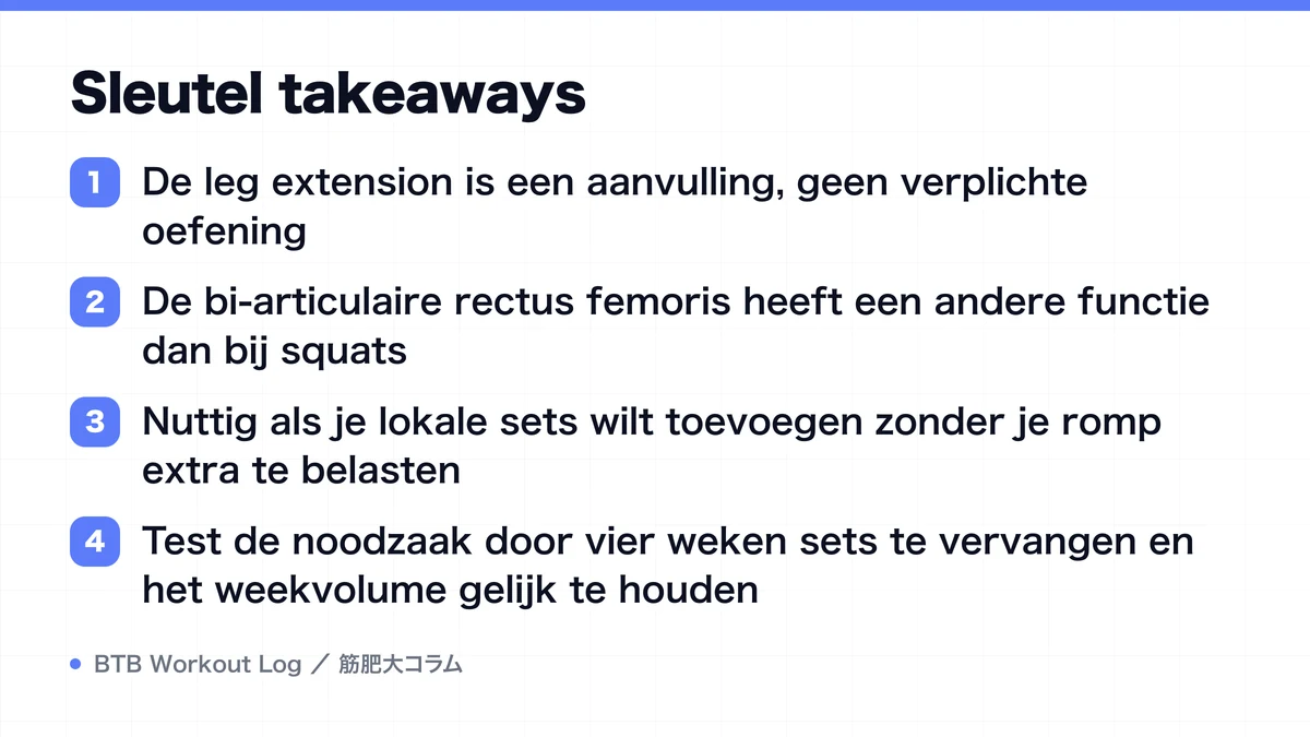 Diagram: Sleutel takeaways