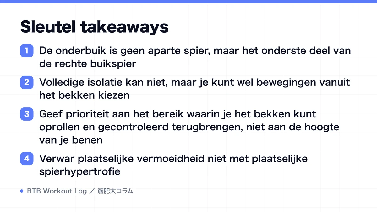 Diagram: Sleutel takeaways