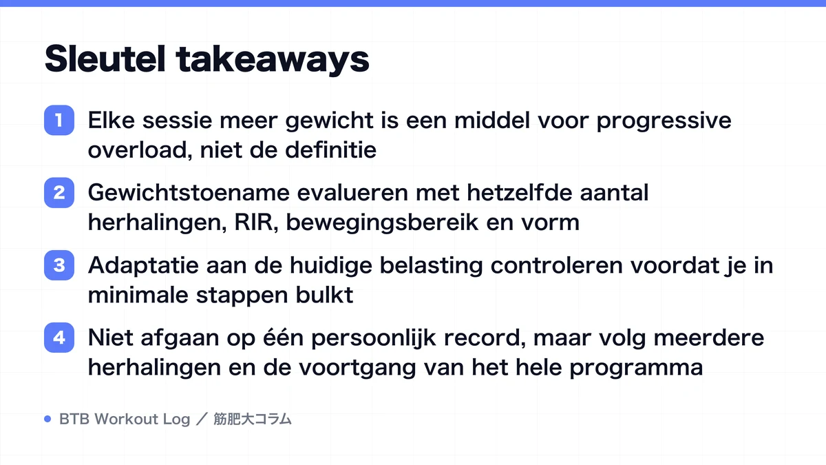 Diagram: Sleutel takeaways