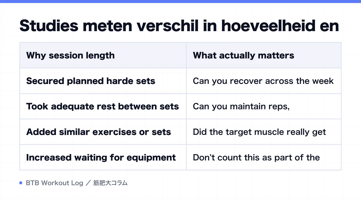 Diagram: Studies meten verschil in hoeveelheid en