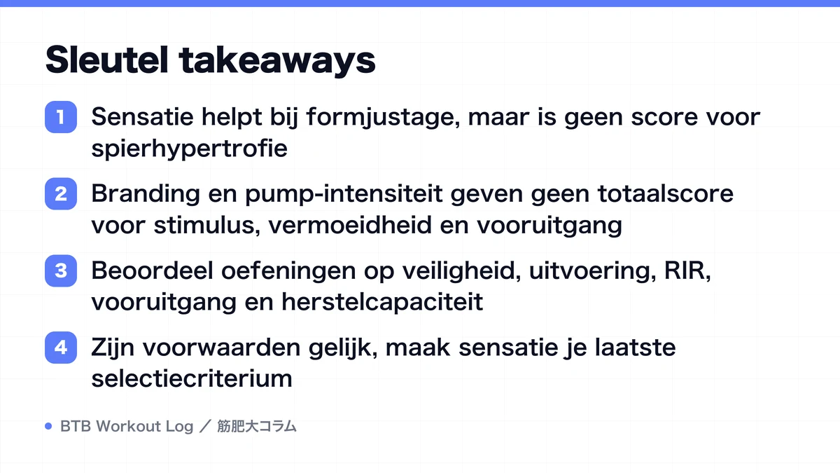 Diagram: Sleutel takeaways