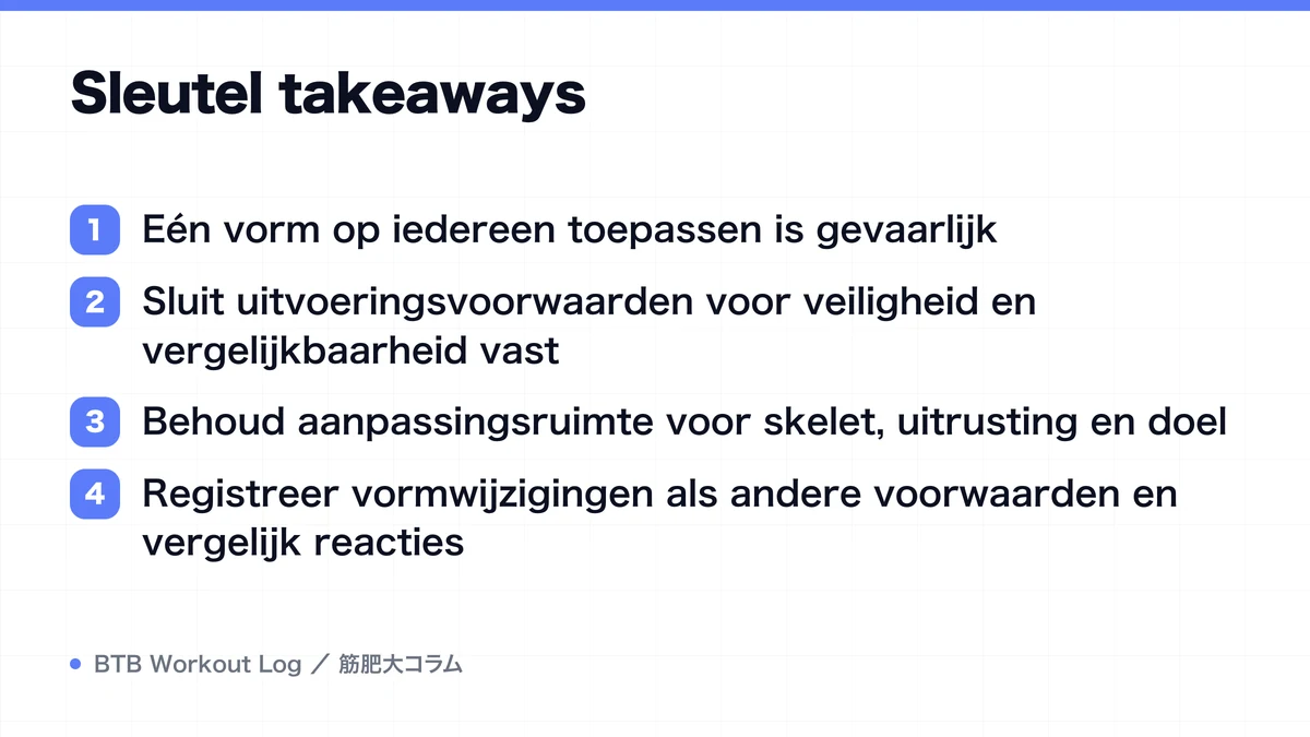 Diagram: Sleutel takeaways