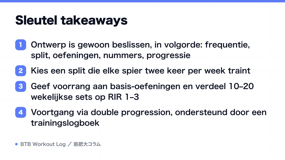 Diagram: Sleutel takeaways