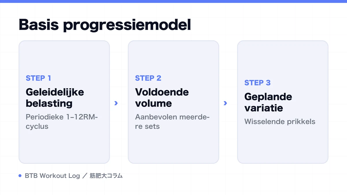 Diagram: Basis progressiemodel