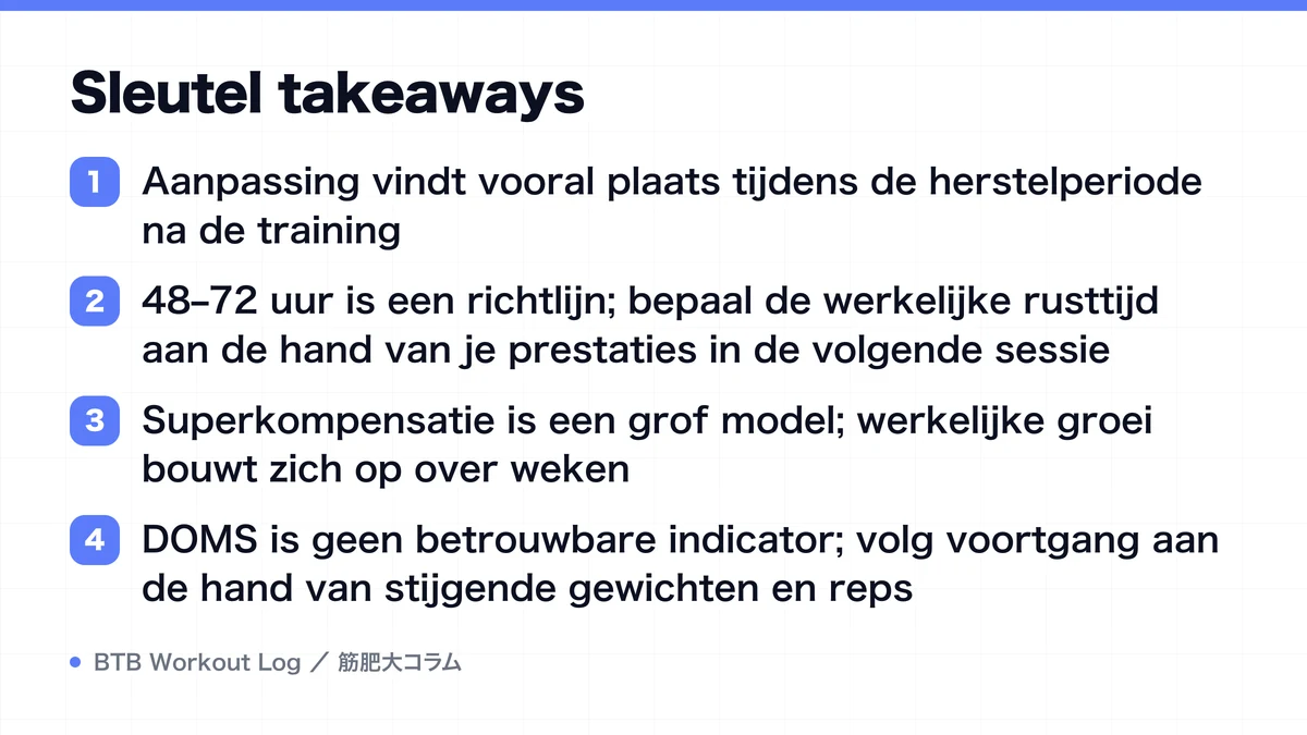 Diagram: Sleutel takeaways