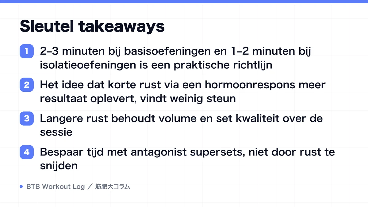 Diagram: Sleutel takeaways