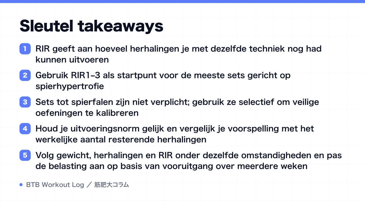 Diagram: Sleutel takeaways