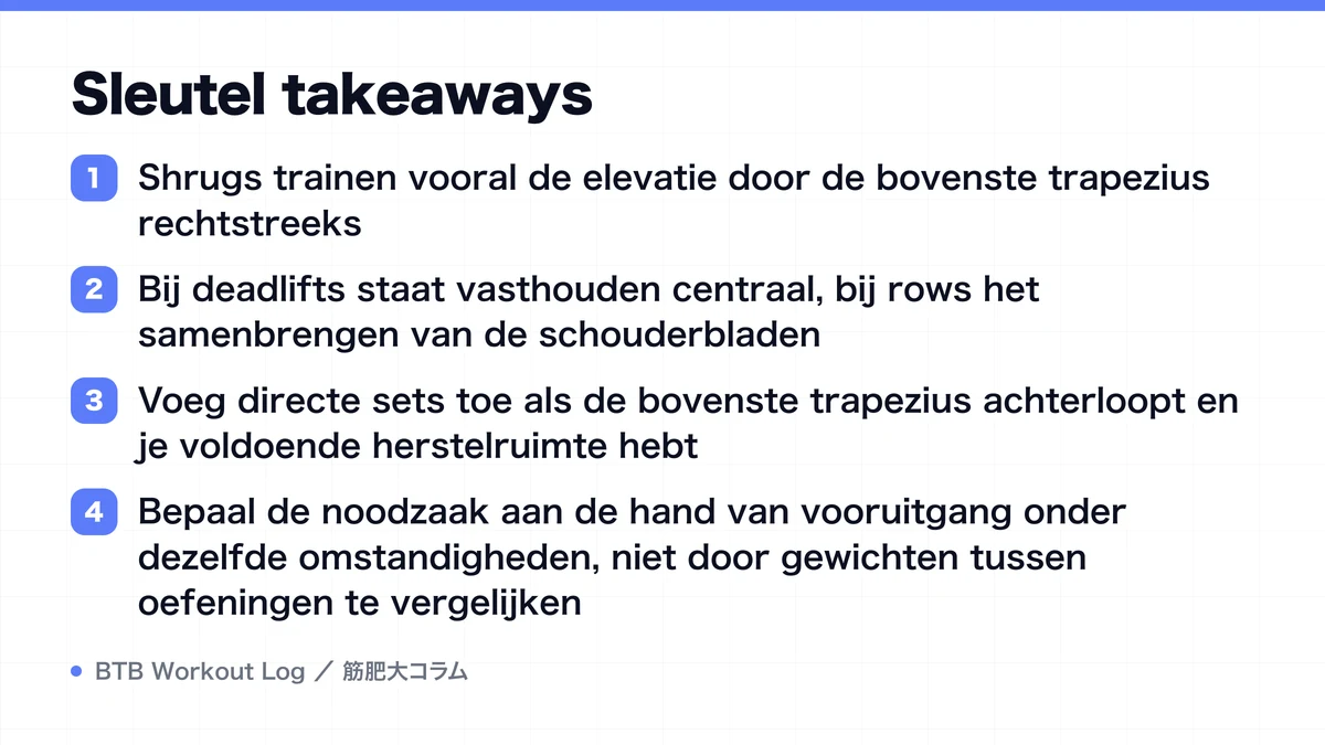 Diagram: Sleutel takeaways