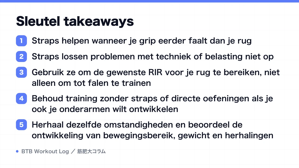 Diagram: Sleutel takeaways