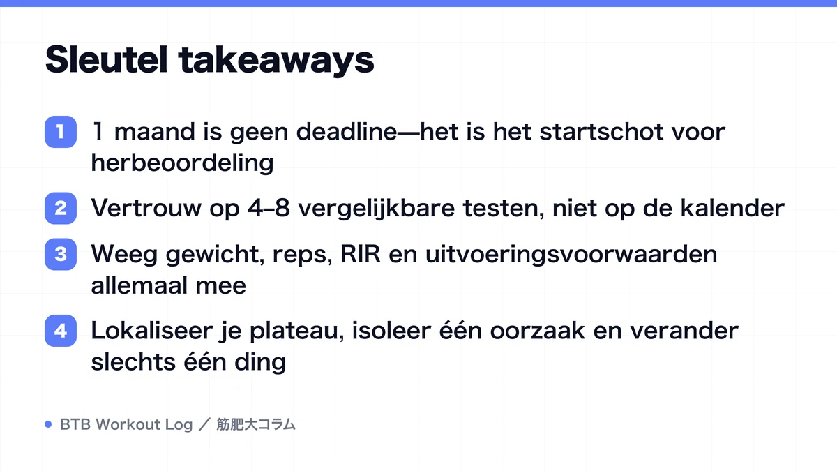 Diagram: Sleutel takeaways