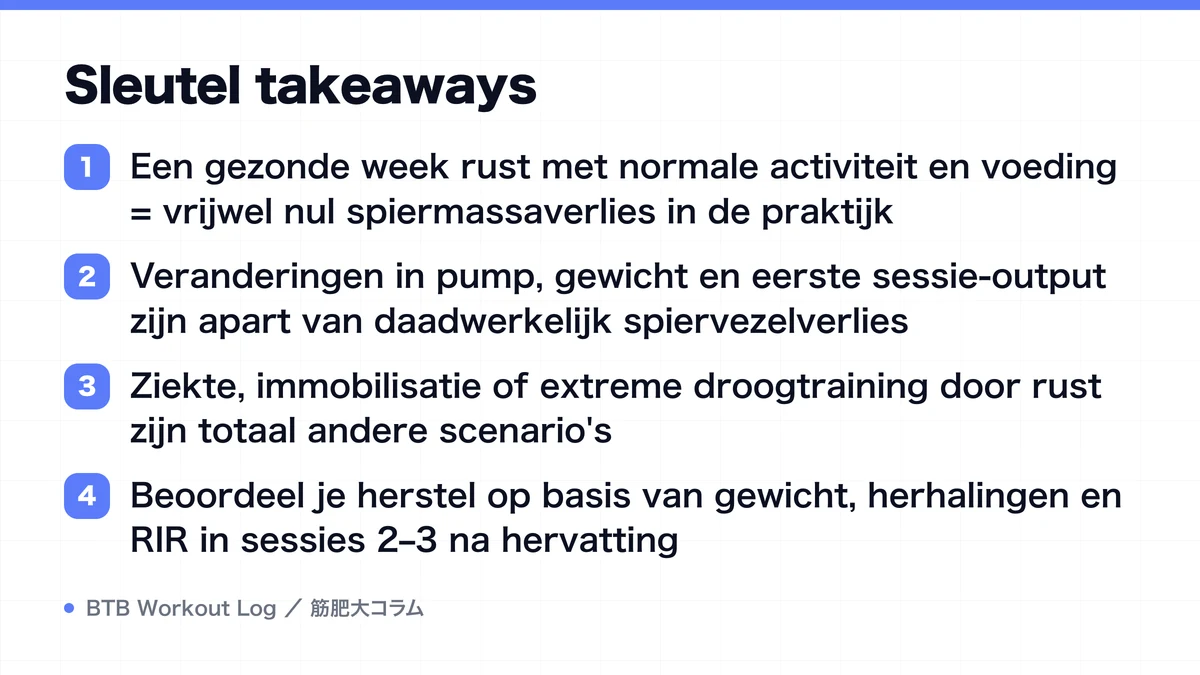 Diagram: Sleutel takeaways