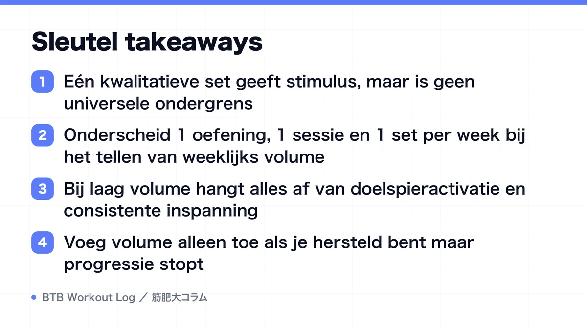 Diagram: Sleutel takeaways