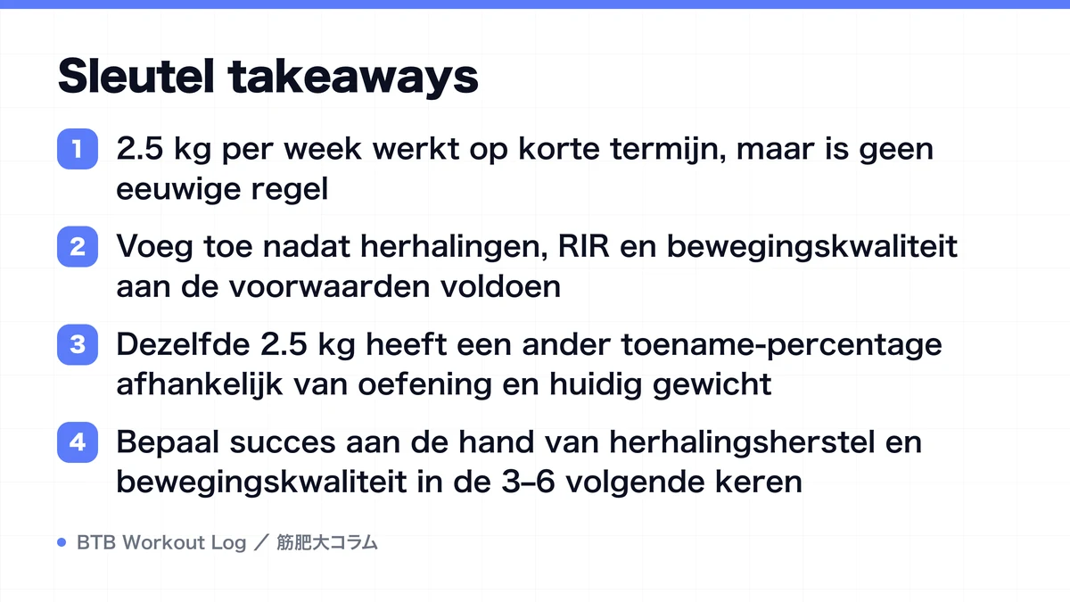 Diagram: Sleutel takeaways