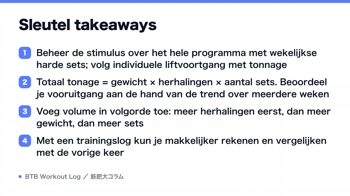 Diagram: Sleutel takeaways