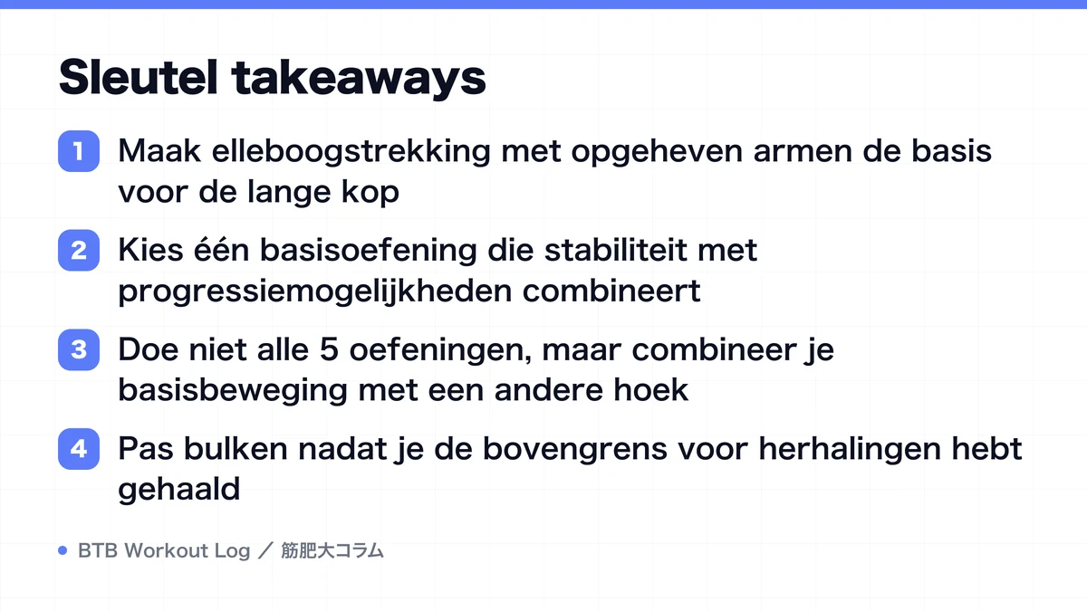 Diagram: Sleutel takeaways